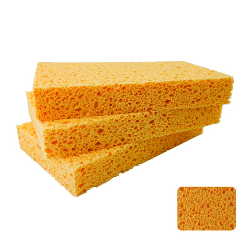 JK 6 x 3.6 x 0.9 Inch JK SP-T22 Large Sponge, Kitchen Sponges, Handy Sponges, Cellulose Sponges, Dish Washing Sponge, Natural Sponge, Car Washing Sponge, Eco Friendly Sponge - Image 1
